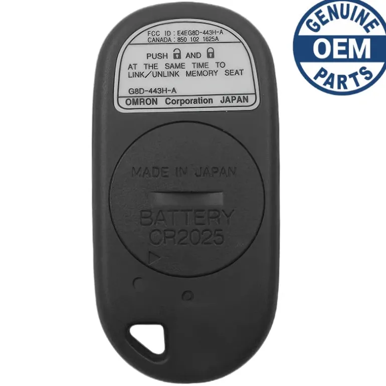1998 Acura RL Remote PN: 72147-SZ3-A02 FCC ID: CWT72147KA