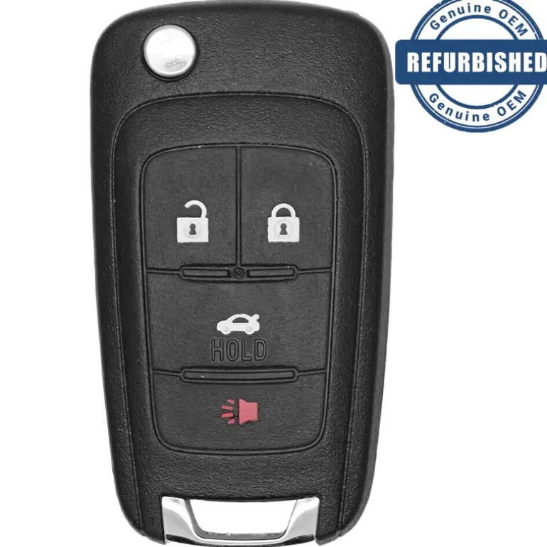 2010 Buick Allure Flipkey Remote PN: 13504205, 5912555