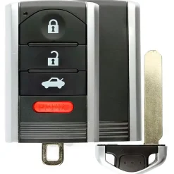 4 Button Replacement Case for KR5434760 M3N5WY8145 w/ Trunk