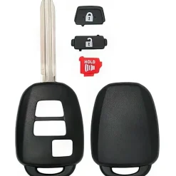 3 Button Replacement Case GQ4-52T HYQ12BDM HYQ12BDP HYQ12BEL