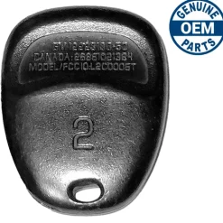 2003 Cadillac CTS Remote Driver 2 FCC: L2C0005T PN: 12223134