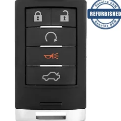 2012 Cadillac CTS Smart Key Fob Driver 2 PN: 25943677