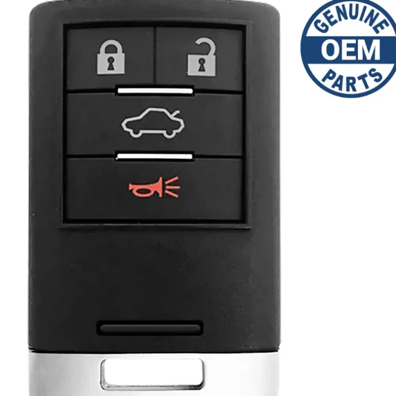 2012 Cadillac CTS Smart Key Fob Driver 2 PN: 25854938, 25946299