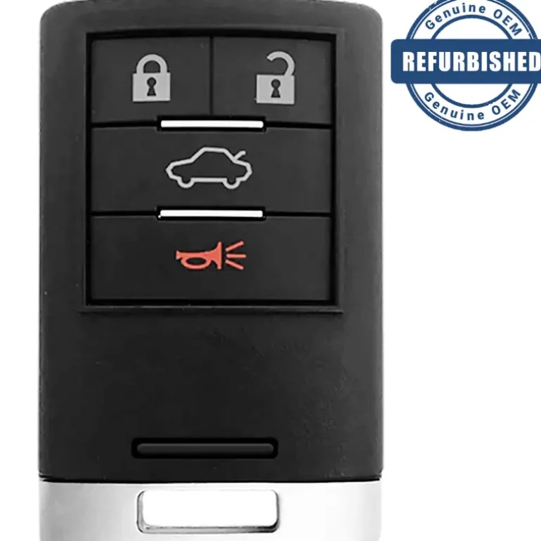 2012 Cadillac CTS Smart Key Fob Driver 2 PN: 25854938, 25946299