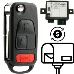 2004-2008 Chrysler Crossfire OEM Key Replacement By VIN Pre-Cut Pre-Programmed