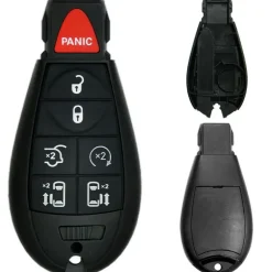 Chrysler/Dodge/Jeep/VW Fobik 7 Button Replacement Case FCC ID: IYZ-C01C / M3N5WY783X