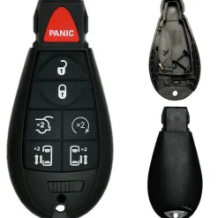 Chrysler/Dodge/Jeep/VW Fobik 7 Button Replacement Case FCC ID: IYZ-C01C / M3N5WY783X