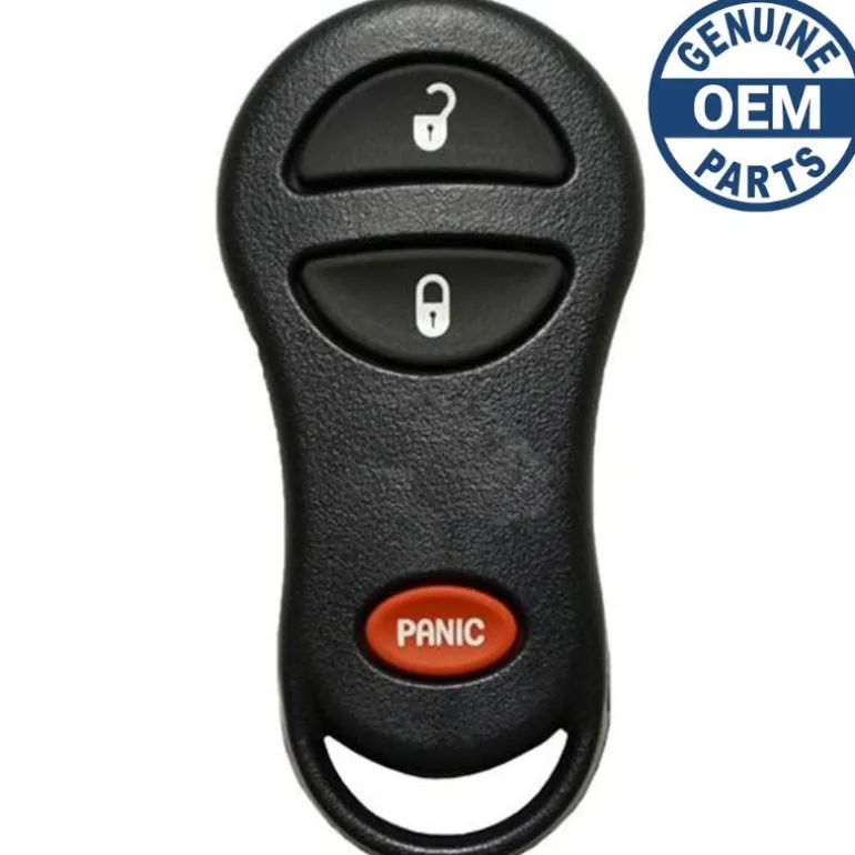 2002 Dodge Ram 1500 Remote FCC ID: GQ43VT9T, PN: 56045497AA-AC