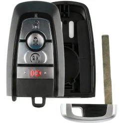 Ford Smart Key Remote Replacement Case 4 Button 164-R8182 5933004 M3N-A2C931426