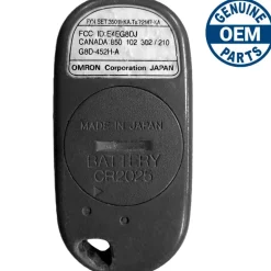 2001 Honda Insight Remote PN: 72147-S3Y-A01