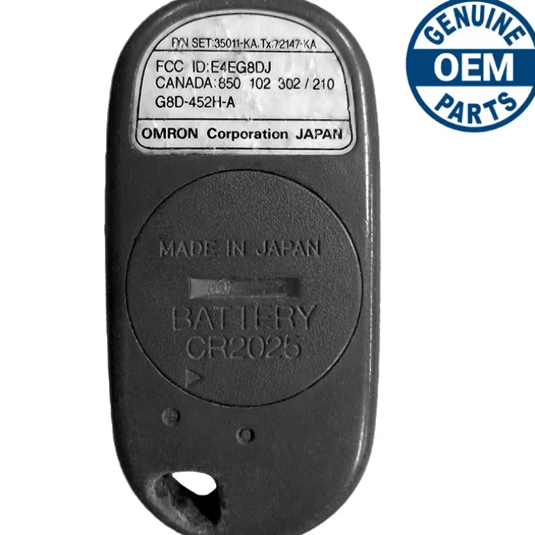 2000 Honda Insight Remote PN: 72147-S3Y-A01
