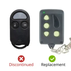 1997 Infiniti QX4 Keyless Entry Remote KOBUTA3T 28268-0Z021