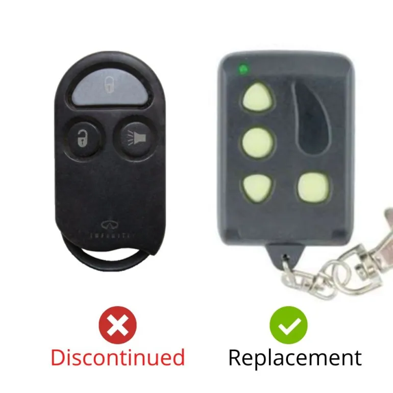 1997 Infiniti QX4 Keyless Entry Remote KOBUTA3T 28268-0Z021