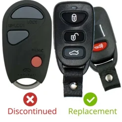 2000 Infiniti QX4 Remote 28268-7J100 28268-2W610 KBRASTU09
