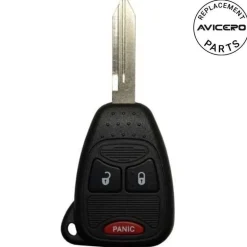 2009 Jeep Wrangler Remote Head Key FCC ID: OHT692713AA PN: 04589517AB