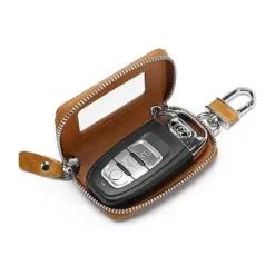 Leather Universal Key Fob Key Chain Case