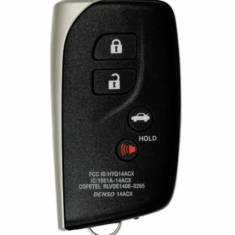 2015 Lexus LS460 Smart Key Fob PN: 89904-50N10, 89904-50K80