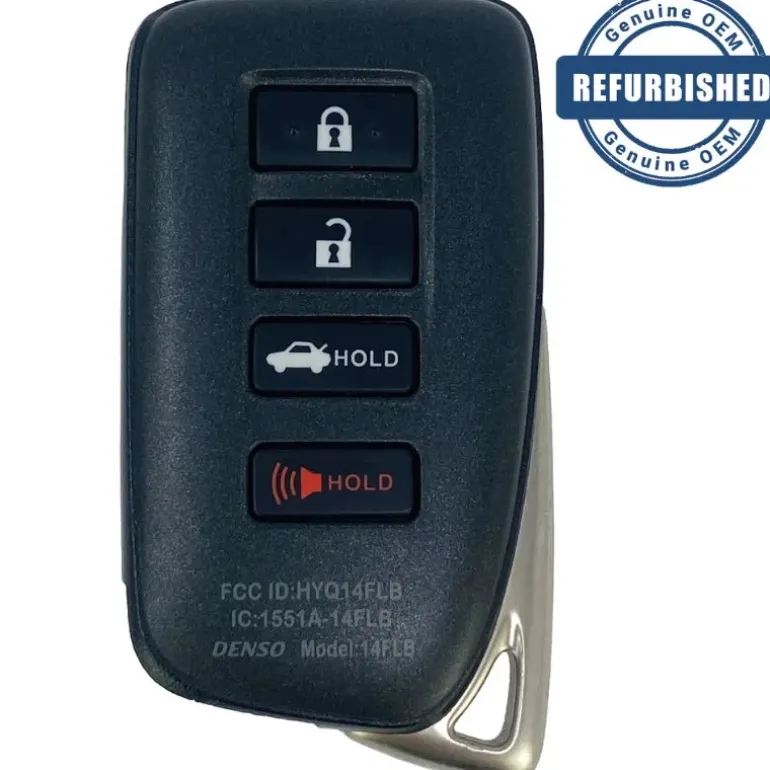 2022 Lexus RC350 Smart Key Remote PN: 89904-53E70, 89904-24340