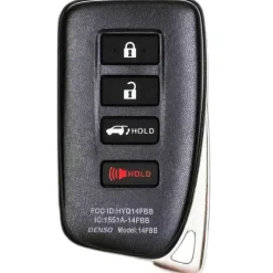 2020 Lexus RX450hL Smart Key Fob PN: 89904-0E160, 89904-0E170, 89904-48C30