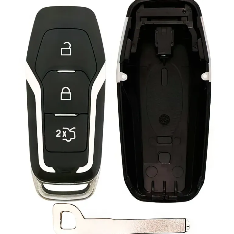 New Aftermarket Ford Smart Key Remote Replacement Case 3 Button