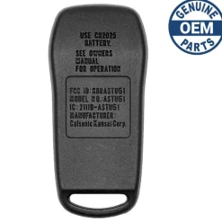 2004 Nissan Quest Keyless Entry Remote KBRASTU51 28268-5Z210