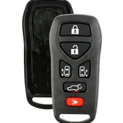 Nissan Replacement Case and Button Pad KBRASTU51 6 Button
