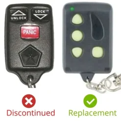 1999 Plymouth Prowler Remote FCC ID: GQ43VT7T
