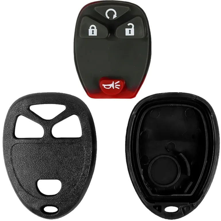 Replacement Case and Button Pad for OUC60270 OUC60221 4 Button with Remote Start