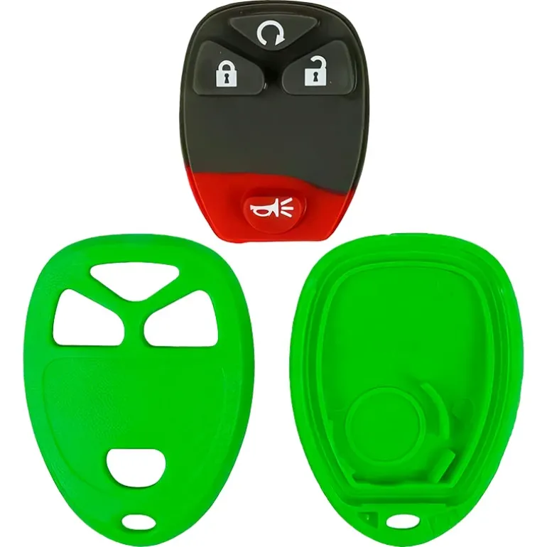 Replacement Case and Button Pad for OUC60270 OUC60221 4 Button with Remote Start