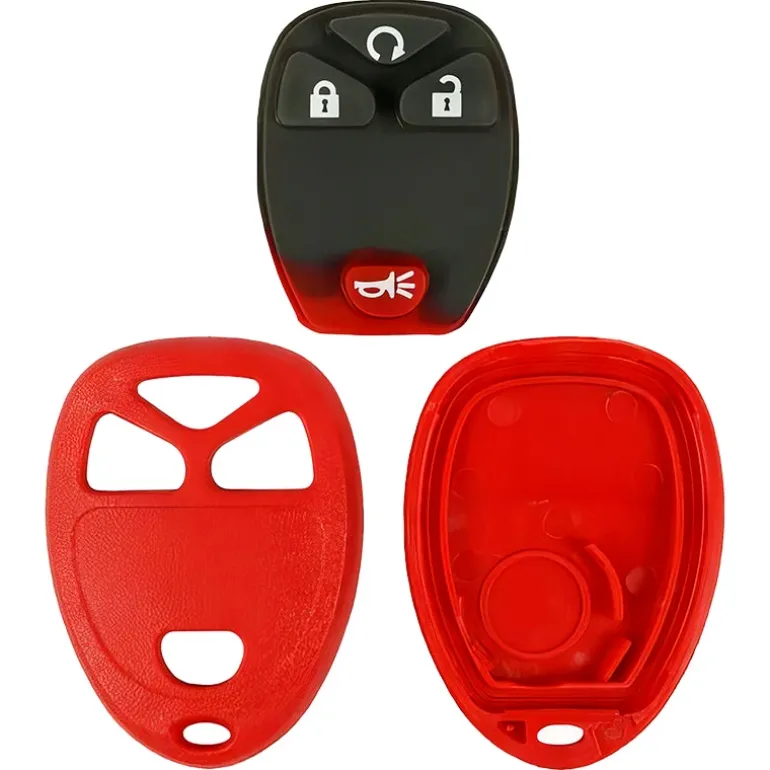 Replacement Case and Button Pad for OUC60270 OUC60221 4 Button with Remote Start