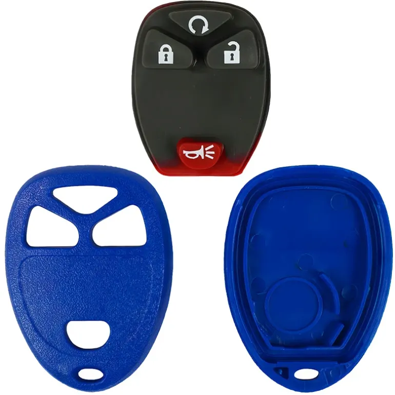 Replacement Case and Button Pad for OUC60270 OUC60221 4 Button with Remote Start