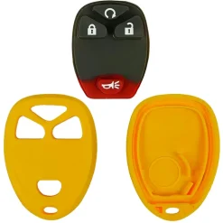 Replacement Case and Button Pad for OUC60270 OUC60221 4 Button with Remote Start