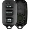 Replacement Case and Button Pad Shell Housing HYQ12BBX HYQ12BAN HYQ1512Y 4 Button with Trunk