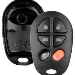 Replacement Case And Button Pad Fits 6 Button GQ43VT20T 89742-AE050 Shell Housing