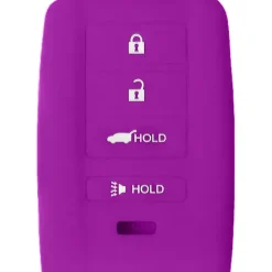 Silicone Key Fob Cover For Acura 4 Buttons Smart Key Remote
