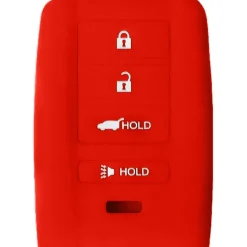 Silicone Key Fob Cover For Acura 4 Buttons Smart Key Remote