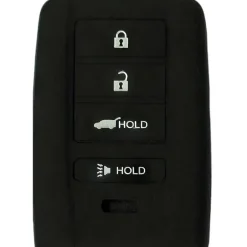 Silicone Key Fob Cover For Acura 4 Buttons Smart Key Remote