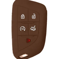 Silicone Key Fob Cover For Cadillac 5 Buttons Smart Key Remote