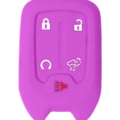 Silicone Key Fob Cover For Chevrolet 5 Buttons Smart Key Remote