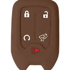 Silicone Key Fob Cover For Chevrolet 5 Buttons Smart Key Remote