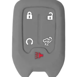 Silicone Key Fob Cover For Chevrolet 5 Buttons Smart Key Remote