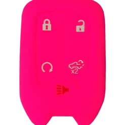Silicone Key Fob Cover For Chevrolet 5 Buttons Smart Key Remote