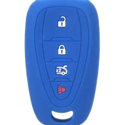 Silicone Key Fob Cover For Chevrolet 4 Buttons Smart Key Remote