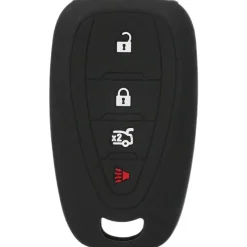 Silicone Key Fob Cover For Chevrolet 4 Buttons Smart Key Remote