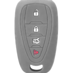 Silicone Key Fob Cover For Chevrolet 4 Buttons Smart Key Remote