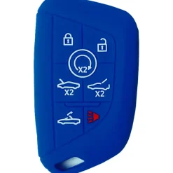 Silicone Key Fob Cover For Chevrolet 7 Buttons Smart Key Remote