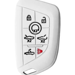 Silicone Key Fob Cover For Chevrolet 7 Buttons Smart Key Remote