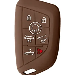 Silicone Key Fob Cover For Chevrolet 7 Buttons Smart Key Remote