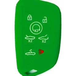 Silicone Key Fob Cover For Chevrolet 7 Buttons Smart Key Remote