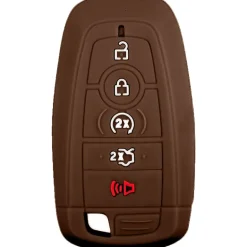 Silicone Key Fob Cover For Ford 5 Buttons Smart Key Remote